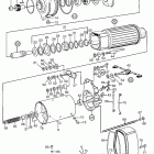 TMD121C Starter motor, components