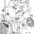 TMD122A Radiator, expansion tank and fan