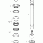 XDP-B Lower vertical shaft