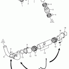 XHP-BLT Jackshaft connecting components, 4.3l