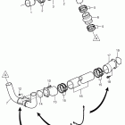 XXP-ALT Jackshaft connecting components, 5.0l, 5.7l, 8.1l