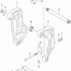 DF150/DF175 T, Z, ST,TG,ZG, Clamp bracket (df175t e03)