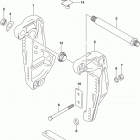 DF150/DF175 T, Z, ST,TG,ZG, Clamp bracket (df175tg e03)