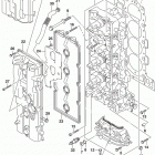 DF150/DF175 T, Z, ST,TG,ZG, Cylinder head (df150z e03)