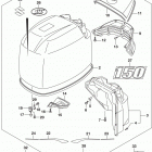 DF150/DF175 T, Z, ST,TG,ZG, Engine cover (df150st e03)