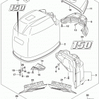 DF150/DF175 T, Z, ST,TG,ZG, Engine cover (for 0ep) (df150z e03)
