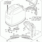 DF150/DF175 T, Z, ST,TG,ZG, Engine cover (for 0ep) (df175t e03)