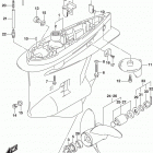DF150/DF175 T, Z, ST,TG,ZG, Gear case (df150z e03)