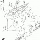 DF150/DF175 T, Z, ST,TG,ZG, Gear case (df175z e03)