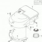 DF150/DF175 T, Z, ST,TG,ZG, Silencer  /  ring gear cover (df150st e03)