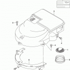 DF150/DF175 T, Z, ST,TG,ZG, Silencer  /  ring gear cover (df175z e03)