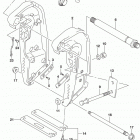 DF200T,Z,225T,Z,250T,Z,ST Clamp bracket transom(x) (df200z e03)
