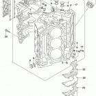 DF200T,Z,225T,Z,250T,Z,ST Cylinder block (df250z e03)