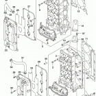 DF200T,Z,225T,Z,250T,Z,ST Cylinder head (df225t e03)