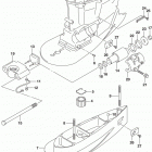 DF200T,Z,225T,Z,250T,Z,ST Drive shaft housing transom(x