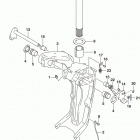 DF200T,Z,225T,Z,250T,Z,ST Swivel bracket transom(x