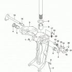 DF200T,Z,225T,Z,250T,Z,ST Swivel bracket transom(x) (df200t e03)