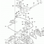 DF200T,Z,225T,Z,250T,Z,ST Engine holder (df250z e03)