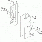 DF200T,Z,225T,Z,250T,Z,ST КРЫШКА ВЫХЛОПНОЙ СИСТЕМЫ
