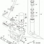 DF200T,Z,225T,Z,250T,Z,ST Trim cylinder transom(x) (df200z e03)