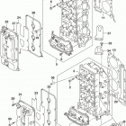 DF250/DF300 AP ГОЛОВКА ЦИЛИНДРА