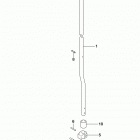 DF40AT,50AT,AVT,60AT,AVT Clutch rod (df40a e03)