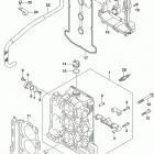 DF40AT,50AT,AVT,60AT,AVT Cylinder head (df60avt e03)