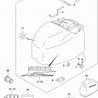 DF40AT,50AT,AVT,60AT,AVT Engine cover (df40a e03)