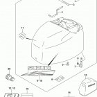 DF40AT,50AT,AVT,60AT,AVT Engine cover (df50a e03)