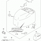 DF40AT,50AT,AVT,60AT,AVT Engine cover (df60a e03)