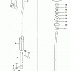 DF40AT,50AT,AVT,60AT,AVT Shift rod (df50avt e03)