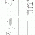 DF40AT,50AT,AVT,60AT,AVT Shift rod (df60avt e03)