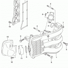 DF40AT,50AT,AVT,60AT,AVT Intake manifold  /  silencer  /  exhaust cover (df60avt ...