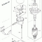 DF 25AL Starting Motor (DF25AR P03)
