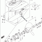 DF 25AL Gear Case (DF25AT P03)