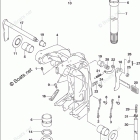 DF 115AZL Swivel Bracket (DF115AT E40)