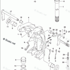 DF 115AZL Swivel Bracket (DF115AZ E40)