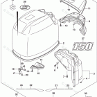 DF 150TL Engine Cover (DF150ST E03)