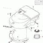 DF 150TXZ Silencer / Ring Gear Cover (DF150ST E03)