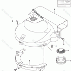 DF 150TXZW Silencer / Ring Gear Cover (DF150ZG E03)