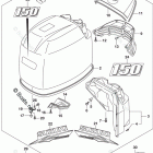 DF 150TXZW Engine Cover (For 0EP) (DF150T E03)