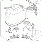 DF 150TXZW Engine Cover (For Y5S) (DF150T E03)