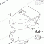DF 150ZGX Silencer / Ring Gear Cover (DF150T E03)