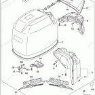 DF 150ZGX Engine Cover (For 0EP) (DF150TG E03)