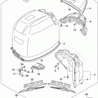 DF 150ZGX Engine Cover (For Y5S) (DF150Z E03)