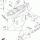 DF 150ZX Gear Case (DF150ST E03)