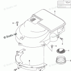 DF 175TGXZW Silencer / Ring Gear Cover (DF175Z E03)