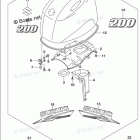 DF 200ATL Engine Cover (For Y5S) (DF200AZ E03)
