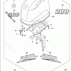 DF 200ATL Engine Cover (For Y5S) (DF200AT E03)
