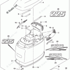 DF 225TXX Engine Cover (For 0EP)(DF225Z E03)